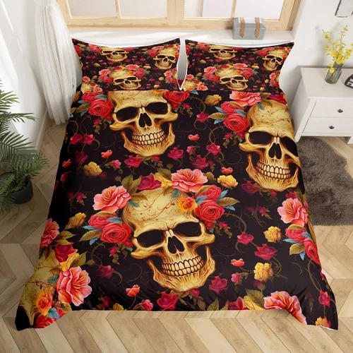 Vista 8 de Erosebridal Juego de ropa de cama de atrapasueños, tamaño individual, juego de funda de edredón bohemia de microfibra de lujo para niños