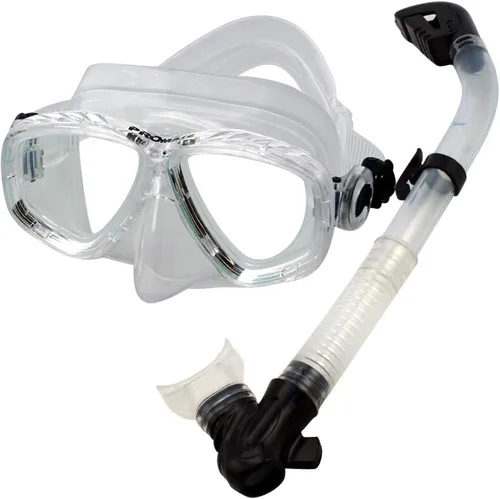 Vista 3 de PROMATE Juego combinado de máscara de buceo y esnórquel AB