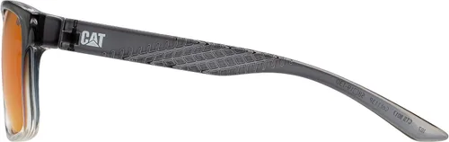 Vista 3 de CAT 8017 Gafas de sol polarizadas cuadradas para hombre, 2.283 in, Brillo gris