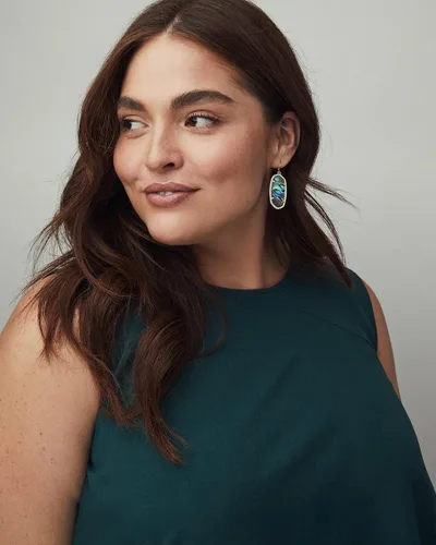 Vista 2 de Kendra Scott - Aretes colgantes Elle para mujer