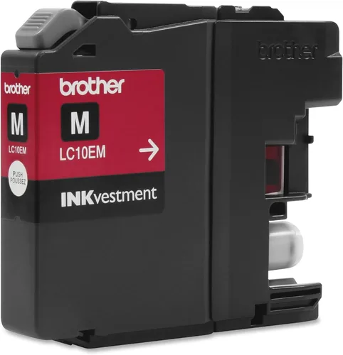 Vista 3 de Brother Cartucho de tinta magenta de alto rendimiento para impresora LC10EM