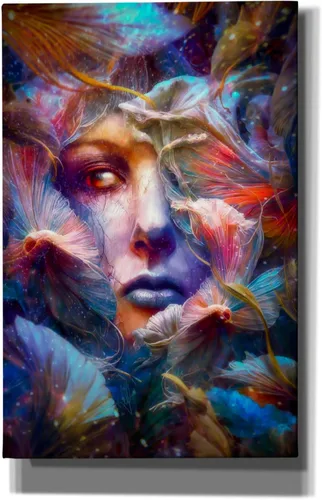 Vista 5 de Epic Graffiti 'Resurgere' por Mario Sanchez Nevado, arte de pared en lienzo, 12"x18