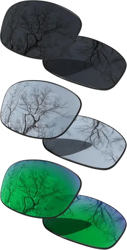 Vista 25 de Set of 3 Replacement Lenses for Oakley Fives Squared OO9238 Pack
