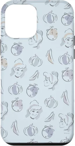 Vista 16 de Disney Carcasa para iPhone 17, diseño de acuarela de Cenicienta, color azul