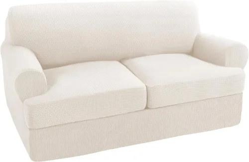 Vista 34 de Turquoize Funda para sillón con cojín en forma de T para sala de estar, funda elástica para sofá, funda suave para sillón, fundas de muebles