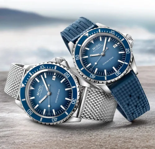Vista 20 de MIDO Ocean Star Tribute - Swiss Automatic Watch for Men - 40.5mm Stainless Steel Case