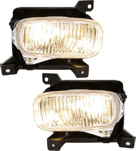 Vista 4 de HECASA Par de luces antiniebla compatibles con Toyota Tundra 2000-2006 de repuesto para 812100C010 812200C010 TO2593102 TO2592102 sin bombillas sin
