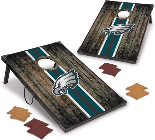 Vista 12 de Wild Sports - Set Deluxe para Jugar Cornhole con Tablero de MDF de 2 x 3 Pies - Incluye Esquinas y Delantales