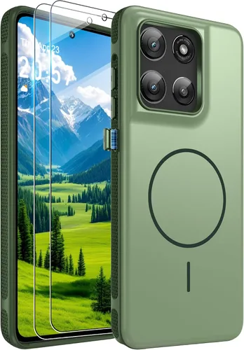 Vista 77 de Jshru Funda para Samsung Galaxy S26 Plus/Galaxy S25 Plus: para Galaxy S24 Plus [compatible con Magsafe] [2 protectores de pantalla HD] cubierta