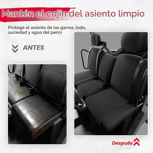 Vista 3 de Kemimoto Fundas de asiento UTV Negras, juego de fundas de asiento UTV impermeables y repelentes con funda para reposacabezas, compatibles con Can Am