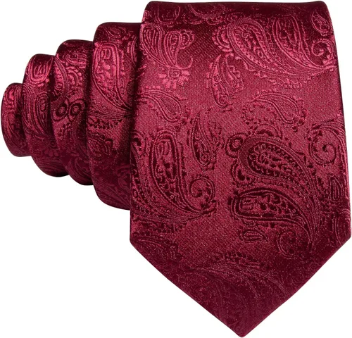 Vista 122 de Barry.Wang Corbata de niño regular seda tejida rayas sólido lazo bolsillo cuadrado