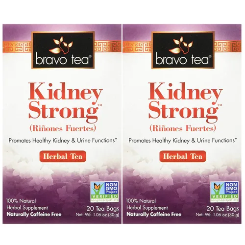 Vista 7 de Bravo Tea Kidney Strong Té de hierbas sin cafeína, 20 bolsas de té, 6