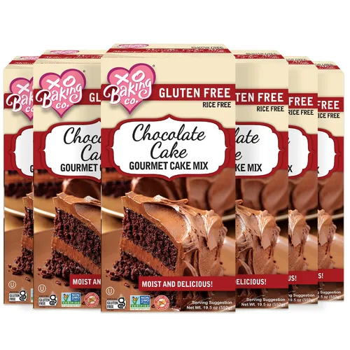 Vista 13 de XO Baking Co. Mezcla gourmet para pastel de zanahoria sin gluten; contiene zanahorias reales; sin OGM; kosher; sin arroz; sin soja; sin lácteos; sin