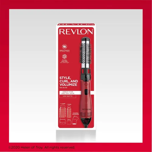 Vista 7 de Kit de Aire Caliente Perfect Style de 1200W Revlon Peinado, Rizado y Volumen, Juego de 3 Piezas