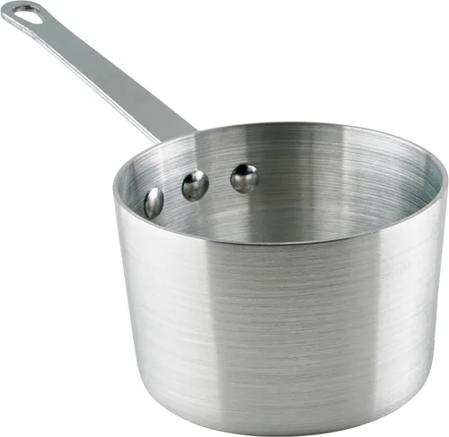 Vista 12 de Winco Olla de salsa cónica de aluminio resistente, 3mm, 1.5 cuartos de galón