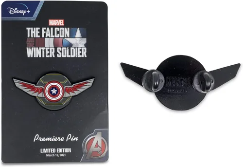 Vista 2 de SalesOne LLC Marvel Studios Falcon and The Winter Soldier - Pin esmaltado de edición limitada, coleccionable de cómics con licencia oficial, regalos