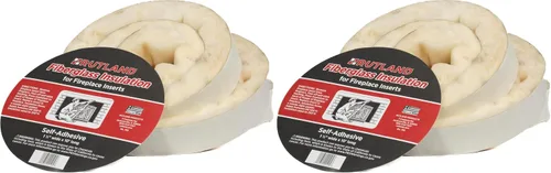 Vista 5 de Rutland Products 1111 Aislamiento de Fibra de Vidrio para Inserto de Chimenea, 1-1/2 Pulgadas por 10 Pies, 1-1/2" x 10', Amarillo, Modelo: 105