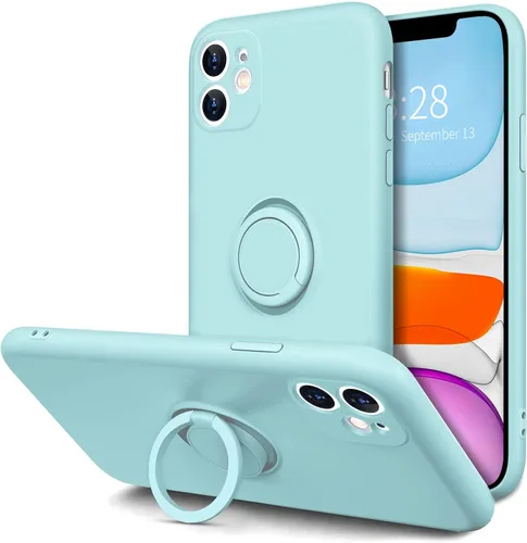Vista 14 de Hython Funda para iPhone 11 con soporte de anillo [soporte de anillo giratorio de 360° con soporte magnético] [Soporte de montaje en automóvil]