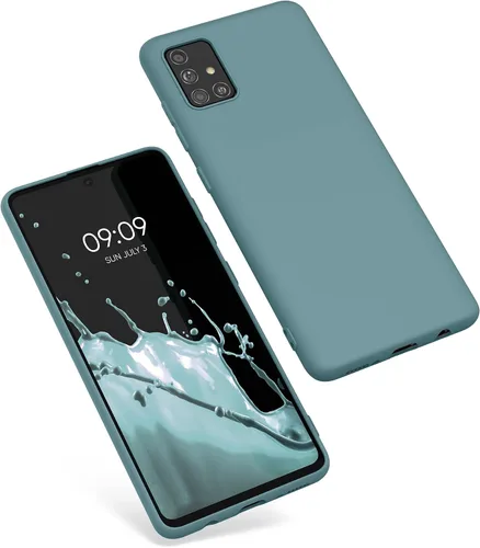 Vista 8 de kwmobile Funda compatible con Samsung Galaxy A51 - Funda protectora de silicona TPU suave y delgada - Arctic Night