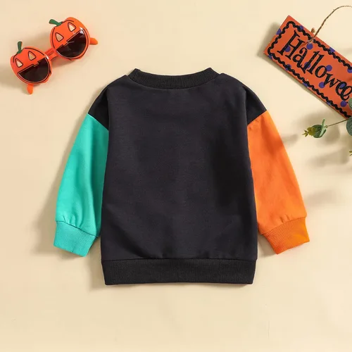 Vista 56 de Sudadera de calabaza para bebé, niña, niño, Halloween, sudadera de gran tamaño, mameluco de burbujas, suéter
