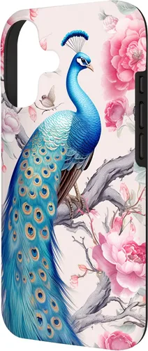 Vista 2 de Chinoiserie Peacock Rose Garden Case for iPhone 17