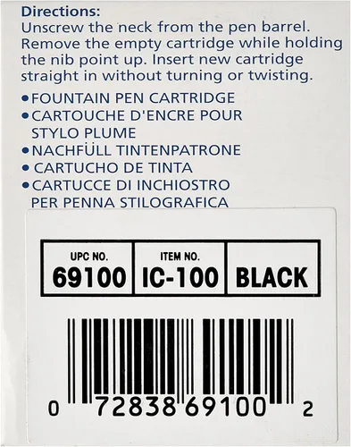 Vista 2 de Pilot Namiki - Cartucho de repuesto de tinta negro, 12
