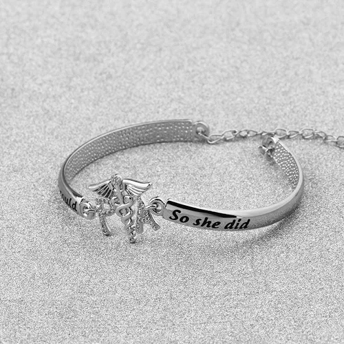 Vista 4 de CHOORO - Pulsera para asistente de graduación para médicos, regalo de graduación