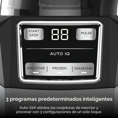Vista 7 de Ninja Sistema de cocina compacto, Auto-iQ, 1200W, jarra de 72 onzas, gris