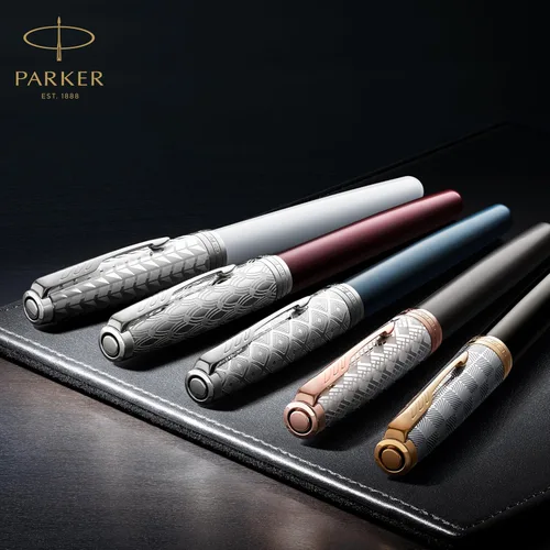 Vista 7 de Parker Sonnet 1931495 - Pluma estilográfica, color negro, con punta media y ribete dorado