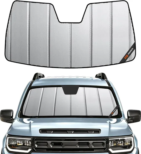 Vista 19 de Pigenius Parasol para parabrisas Honda Pilot 2016-2021, Ridgeline 2017-2021. Sin cámara de detección - Salvaguardia