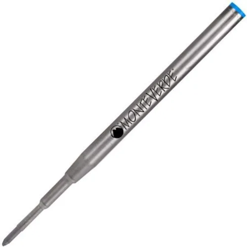 Vista 13 de Monteverde Recambio de bolígrafo para adaptarse a Montblanc, mediano, negro, paquete de 2 Recambio de bolígrafo suave y confiable hecho