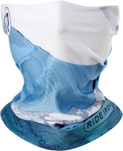 Vista 10 de RIDEIRON Set de Polaina para Cuello y Mangas, Máscara Facial Transpirable UPF 50+ y Mangas de Compresión para Enfriamiento