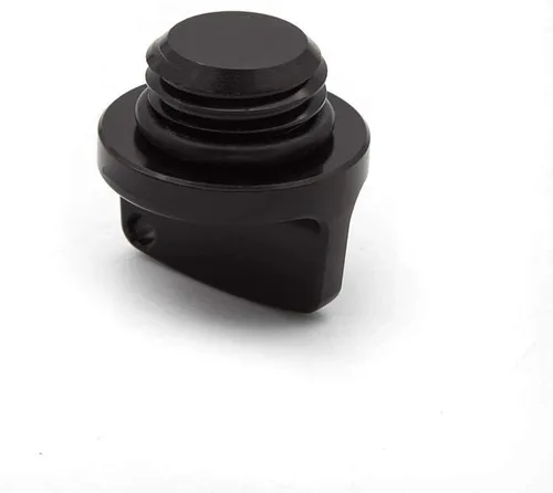 Vista 2 de Tapón de llenado de aceite de aluminio CNC M20x2.5mm HYEPIVOT para NINJA 250 400R 600R 650 ER-4n ER-6F ER-6N Z1000 Z800 Z900 KLX250 D-TRACKER Negro