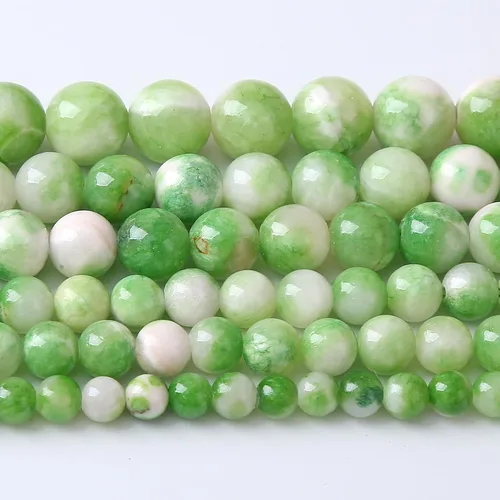 Vista 64 de 60 cuentas sueltas de piedra natural de turquesa africana de 0.236 pulgadas (6 mm) para hacer joyas, pulseras de bricolaje