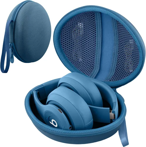 Vista 16 de co2CREA para audífonos Beats Studio Pro / Studio3 / Solo4 / Solo3, estuche de viaje rígido compatible con audífonos inalámbricos de diadema Beats