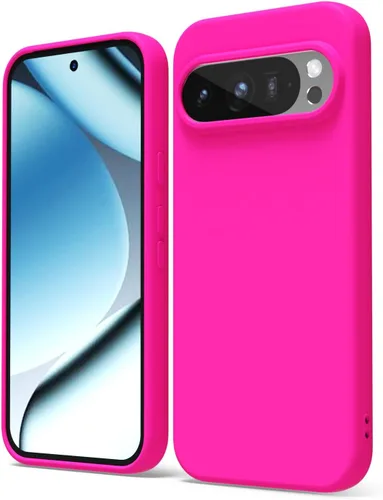 Vista 33 de oakxco para Google Pixel 6A Funda de teléfono de silicona líquida, diseño estético lindo y delgado para mujer y niña, cubierta de gel suave, lisa