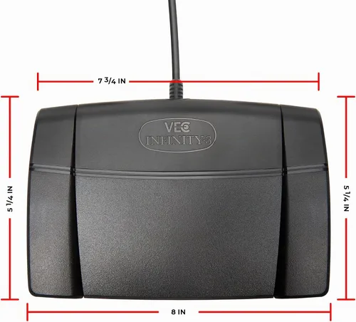Vista 2 de Pedal transcripción digital Infinity en usb 2, Negro