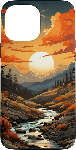Vista 24 de Great Smoky Mountains - Mountain Scene Mountain Theme Nature Case for iPhone 17