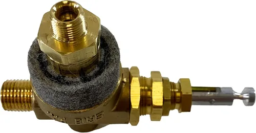 Vista 4 de Conrader - Válvula de descarga pilotada para compresores de gas con descargador manual manual (95-115 PSI)