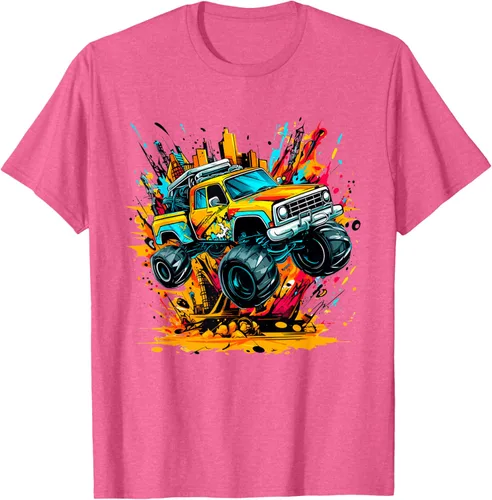 Vista 41 de Monster Trucks Are My Jam - Camiseta Monster Truck, Negro