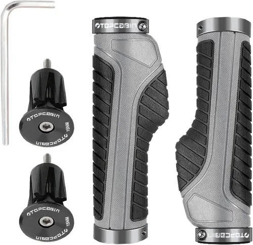 Vista 18 de Puños ergonómicos de manubrio de bicicleta, de Topcabin, con amplia superficie de agarre