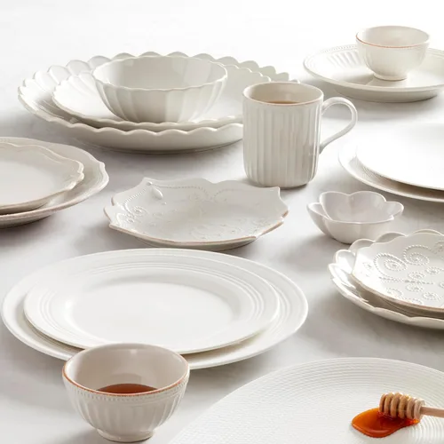 Vista 5 de Lenox 895084 French Perle Vieira Mini Plato