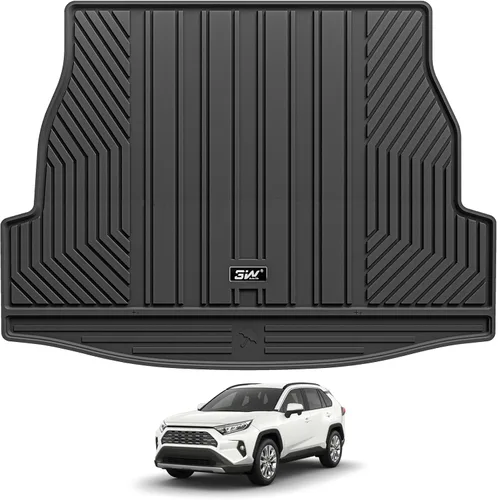 Vista 10 de 3W Alfombrillas para Toyota Sienna 2021-2026 LE/XLE (solo para 8 asientos), revestimiento de suelo TPE para todo tipo de clima, ajuste personalizado