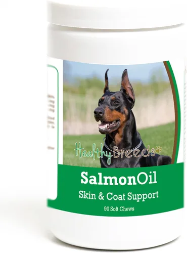 Vista 289 de Healthy Breeds Affenpinscher - Masticables suaves de aceite de salmón, 90