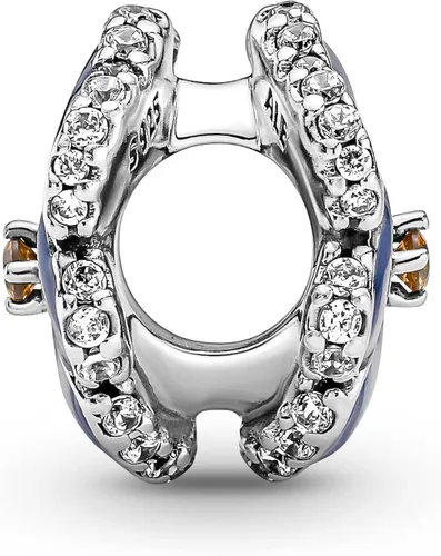 Vista 4 de Pandora Blue Pansy Flower Charm