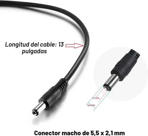 Vista 2 de PlusRoc - Convertidor impermeable DC 12V/24V a 5V 3A, enchufe macho CC de 0.217x0.083 in Stable 5V/3A Output, Waterproof Sealed Enclosure