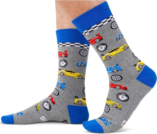 Vista 3 de Zmart Divertidos calcetines de golf para hombre, diseño de abogado de pesca, regalos de Navidad novedosos para jugadores de golfistas en paquete de 2