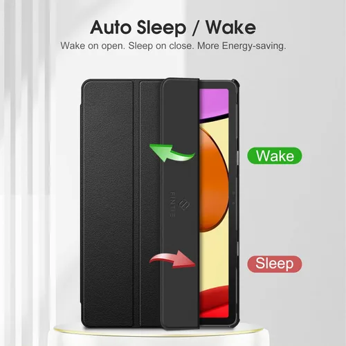 Vista 3 de Fintie Funda delgada para tableta Amazon Fire Max 11 (13ª generación, versión 2023) – Funda rígida de triple pliegue ligera con función de encendido