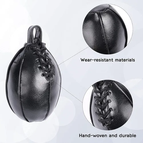 Vista 5 de INNOLIFE Bolsa de boxeo, Dodge Hide Speed Ball para entrenamiento de reflejos, kickboxing, entrenamiento de péndulo de MMA