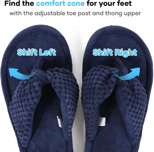Vista 6 de ULTRAIDEAS Pantuflas de casa con espuma viscoelástica para mujer